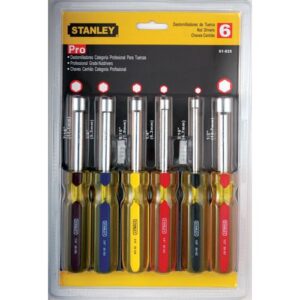 DESARMADOR JGO PARA TUERCA 6 PZAS STANLEY 61-825