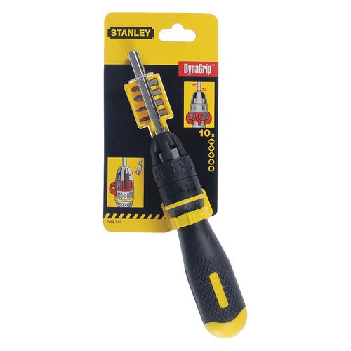 DESARMADOR C/PUNTAS INTERCAMBIABLES 10PZAS STANLEY 68-010