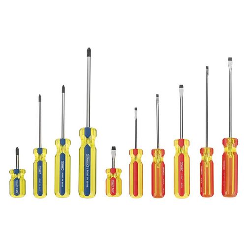 DESARMADOR JGO PLANO/ESTRELLA 10 PZAS STANLEY 69-172 (STHT69172)