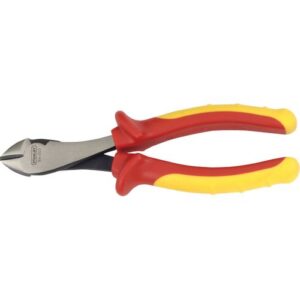 ALICATE CORTE DIAGONAL AISLADO 1000V MANGO ROJO-AMARILLO 6.7/8" STANLEY 84-003