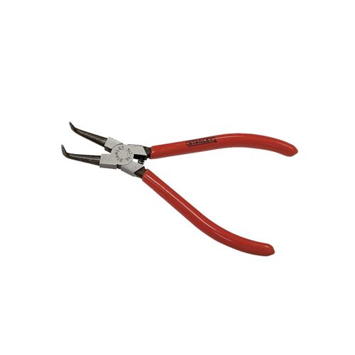 ALICATE PARA ANILLO DE RETENCION INTERIOR CURVO MANGO NEGRO 7" (178MM) STANLEY 84-274