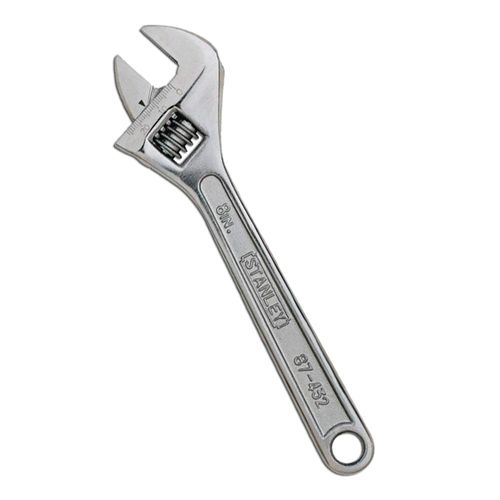 LLAVE FRANCESA (AJUSTABLE) CROMADA 8" STANLEY 87-432LA