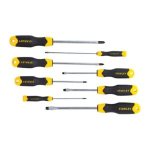 DESARMADOR JGO PLANO/ESTRELLA CUSHION GRIP 8 PZAS STANLEY 91-541