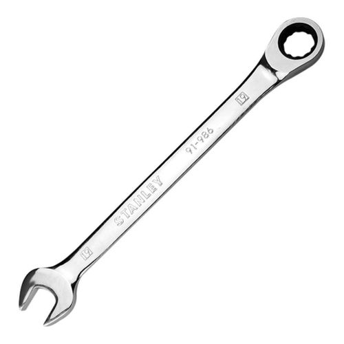 LLAVE MIXTA LARGA C/CARRACA (RATCHET) 19MM STANLEY 91-986