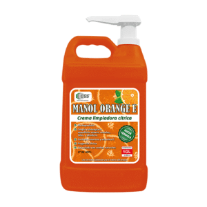 DESENGRASANTE INDUSTRIAL P/MANOS C/DOSIFICADOR 1GLN MANOL ORANGE