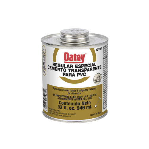PEGAMENTO P/PVC REGULAR 32ONZ (1/4GLN) OATEY