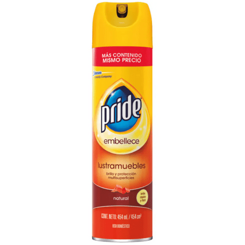 LUSTRA MUEBLES PRIDE FORMULA ANTI-POLVO NATURAL SPRAY 400 MLT JOHNSON